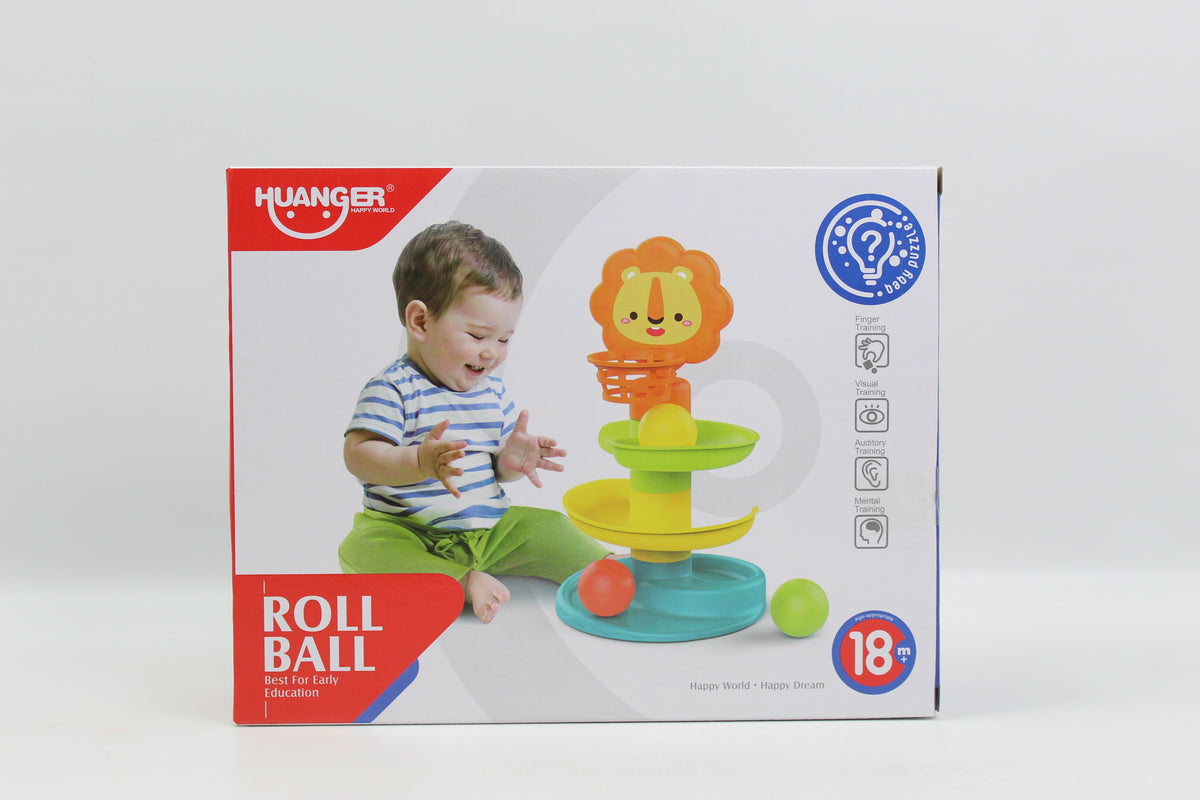 Huanger Lion Rolling Ball Tower - Ages 18M+