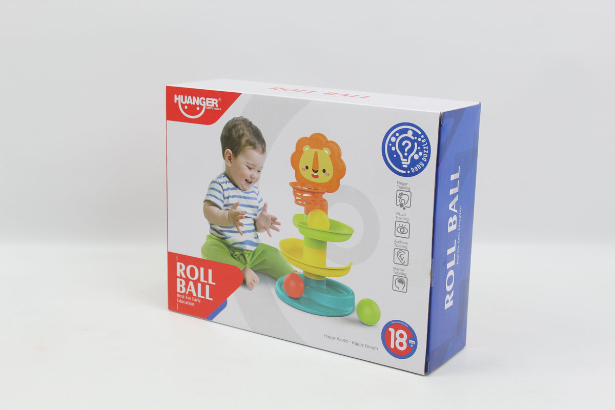 Huanger Lion Rolling Ball Tower - Ages 18M+