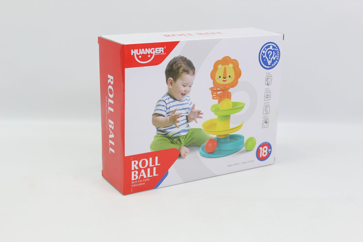 Huanger Lion Rolling Ball Tower - Ages 18M+