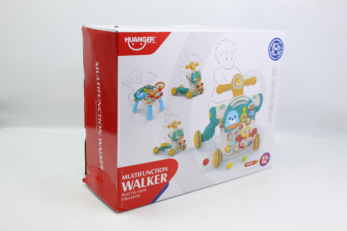 Huanger Multifunction Musical Baby Walker - Ages 12M+