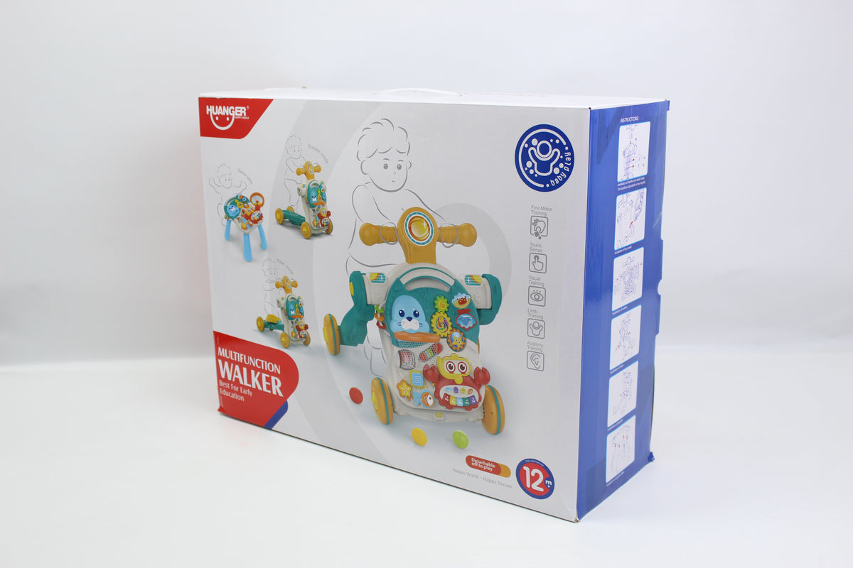 Huanger Multifunction Musical Baby Walker - Ages 12M+