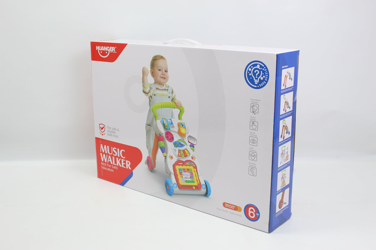 Huanger Musical Baby Walker - Ages 6M+