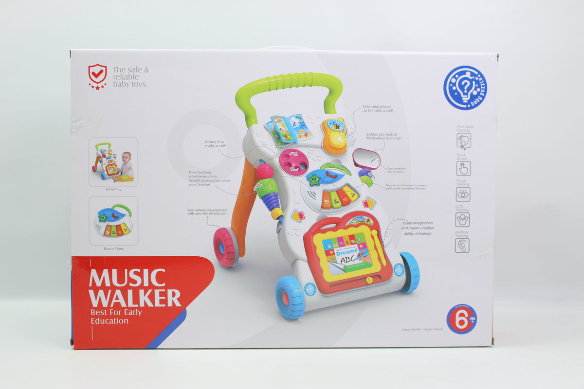 Huanger Musical Baby Walker - Ages 6M+