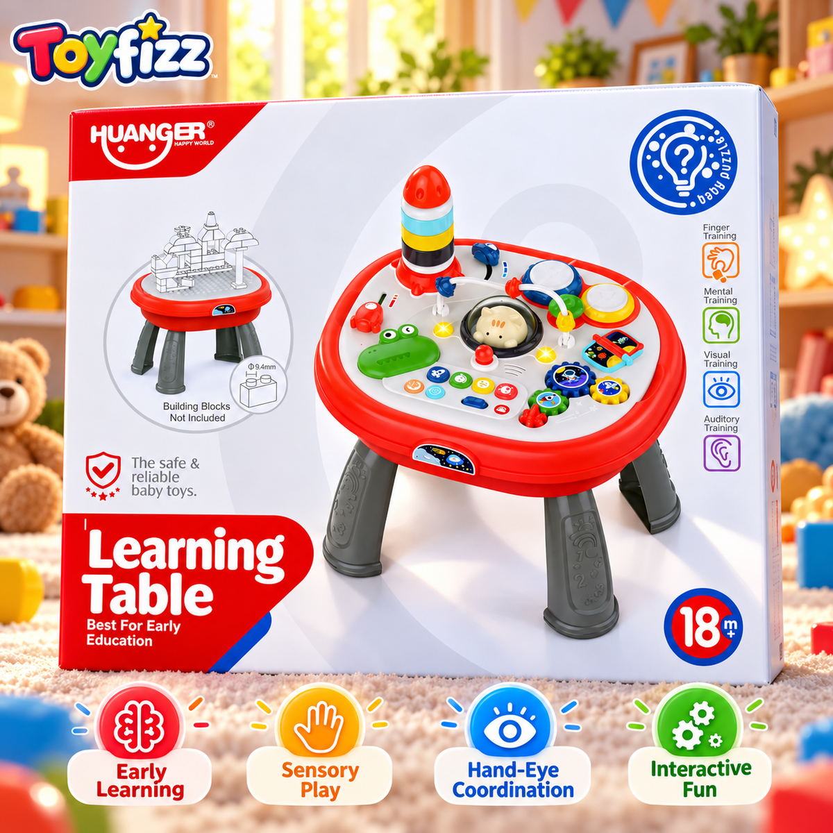Huanger Musical Learning Activity Table - Ages 18M+