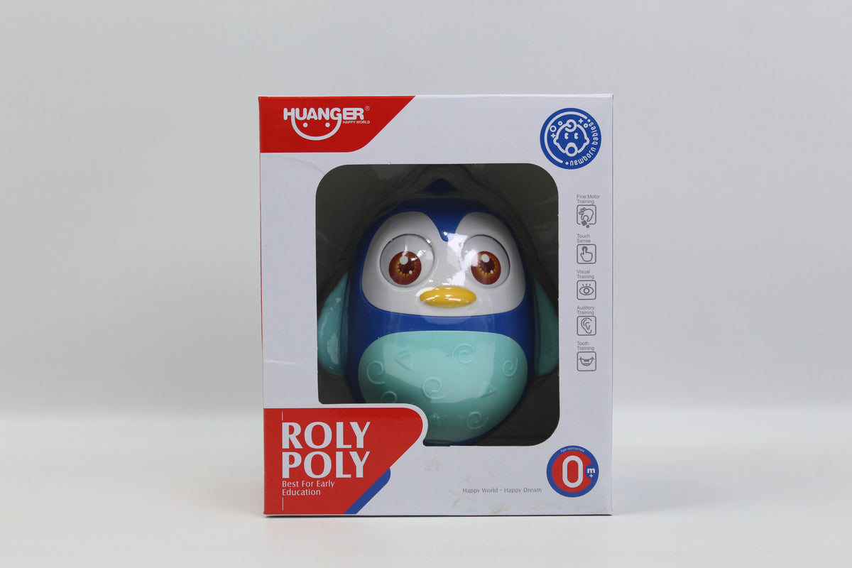 Huanger Owl Roly-Poly Tumbler - Blue - Ages 0M+