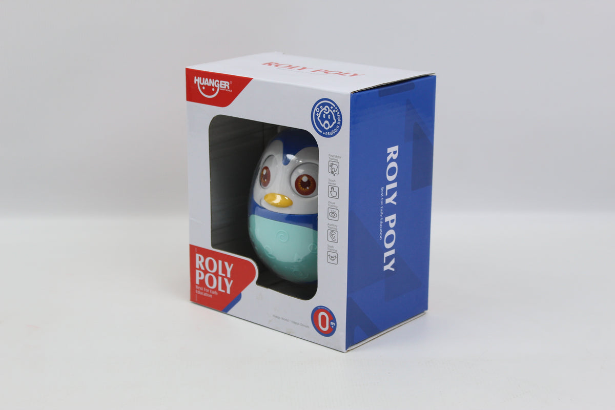 Huanger Owl Roly-Poly Tumbler - Blue - Ages 0M+