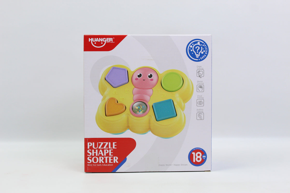 Huanger Puzzle Shape Sorter - Ages 18M+