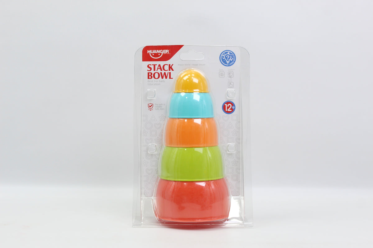 Huanger Rainbow Stacking Bowls - Ages 12M+