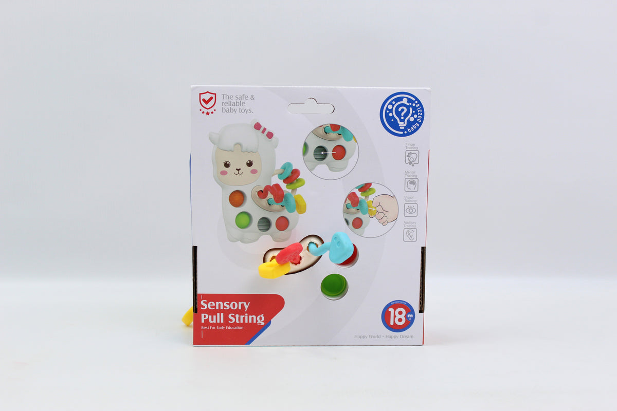 Huanger Sheep Sensory Pull String Toy - Ages 18M+