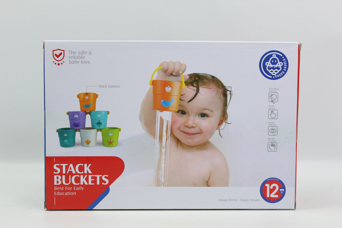 Huanger Stack Buckets - 6 Piece Set - Ages 12M+