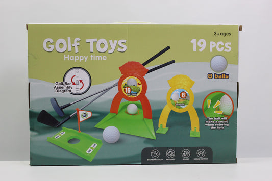 Kids Golf Play Set - 19 Pieces - Ages 3+