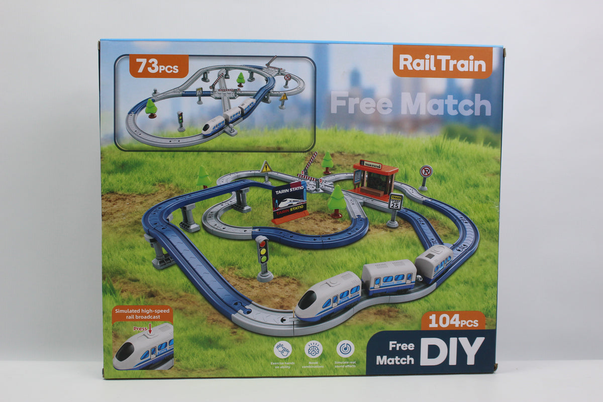 DIY Musical Rail Train Track Set - Ages 3+