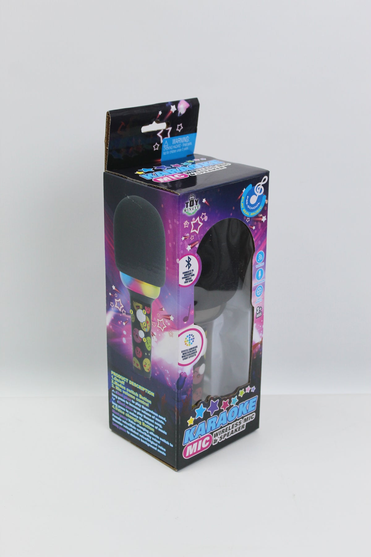 Wireless Karaoke Microphone with Speaker - Ages 8+