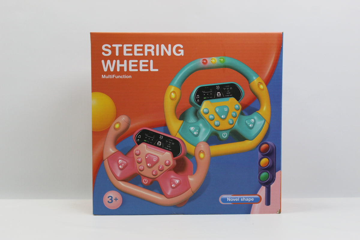 Multifunction Musical Steering Wheel Toy - Ages 3+