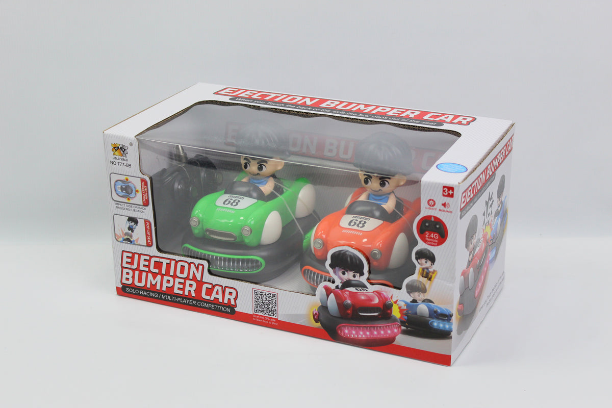 Musical Ejection Bumper Car Battle Set 2.4G - Ages 3+