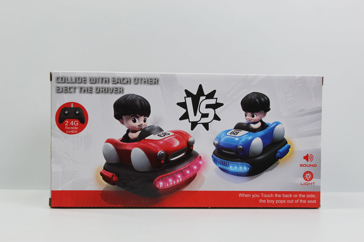 Musical Ejection Bumper Car Battle Set 2.4G - Ages 3+