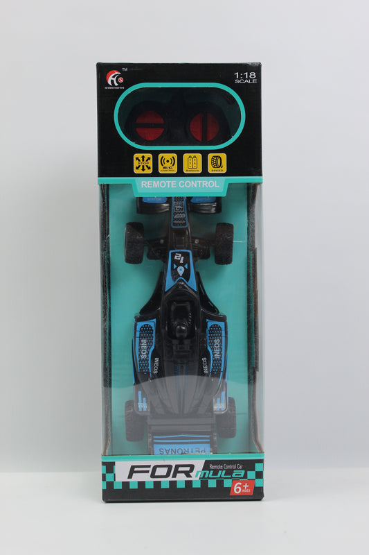 Remote Control Formula 1 Racing Car 1:18 - Assorted Colors - Ages 6+
