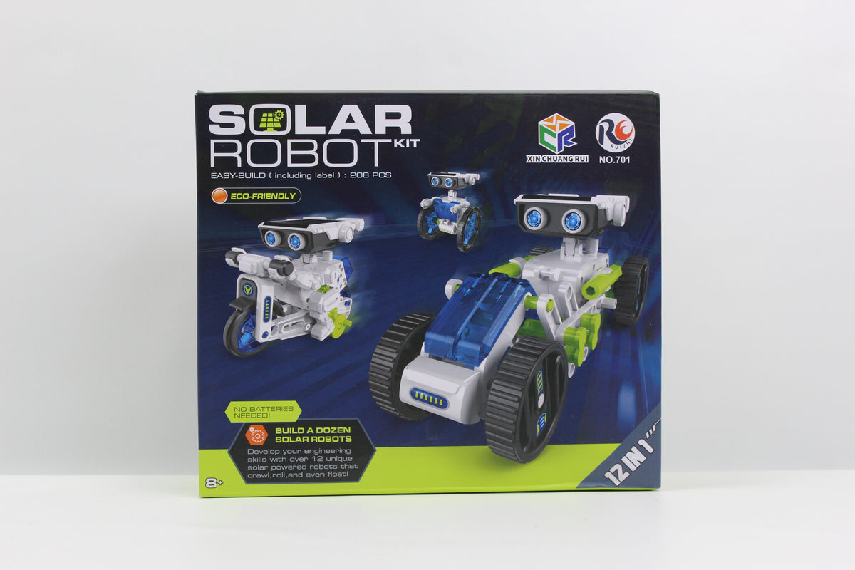 Solar Robot Building Kit 12-in-1 - Ages 8+