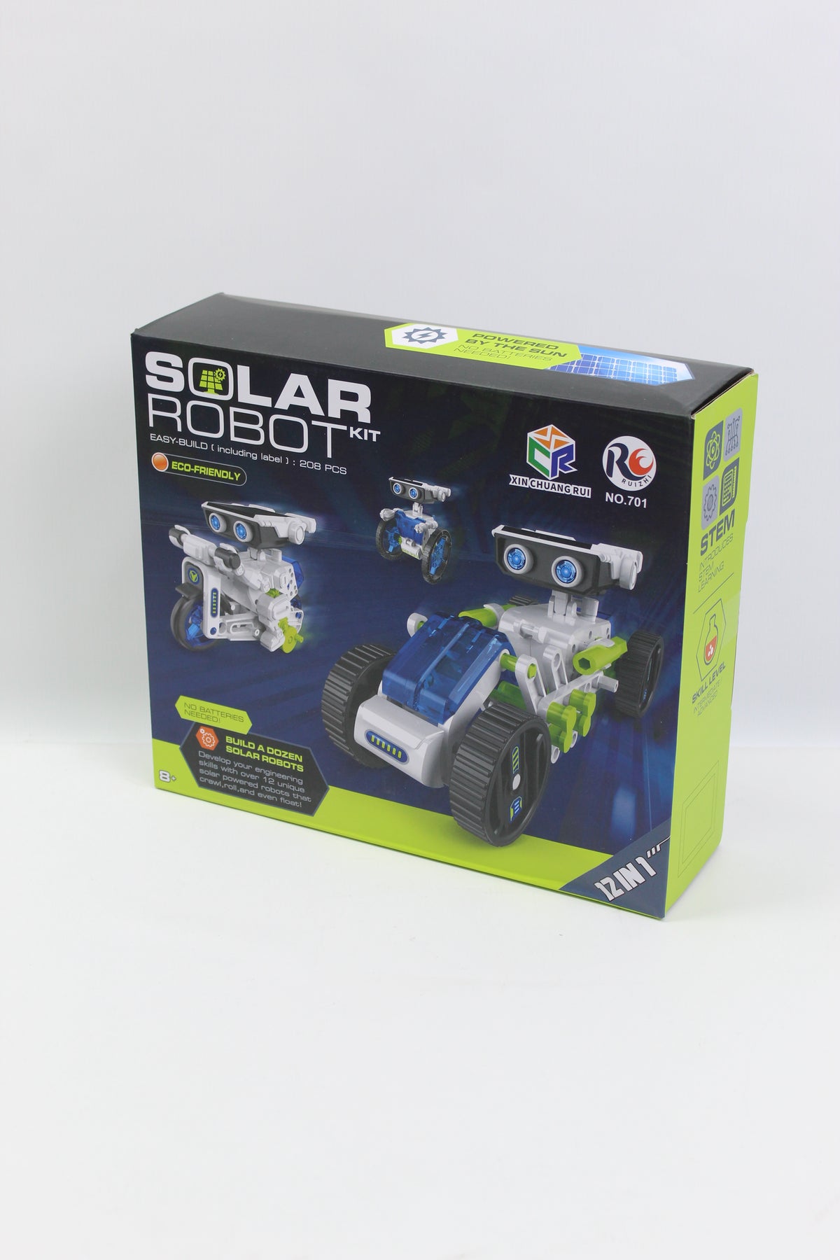 Solar Robot Building Kit 12-in-1 - Ages 8+
