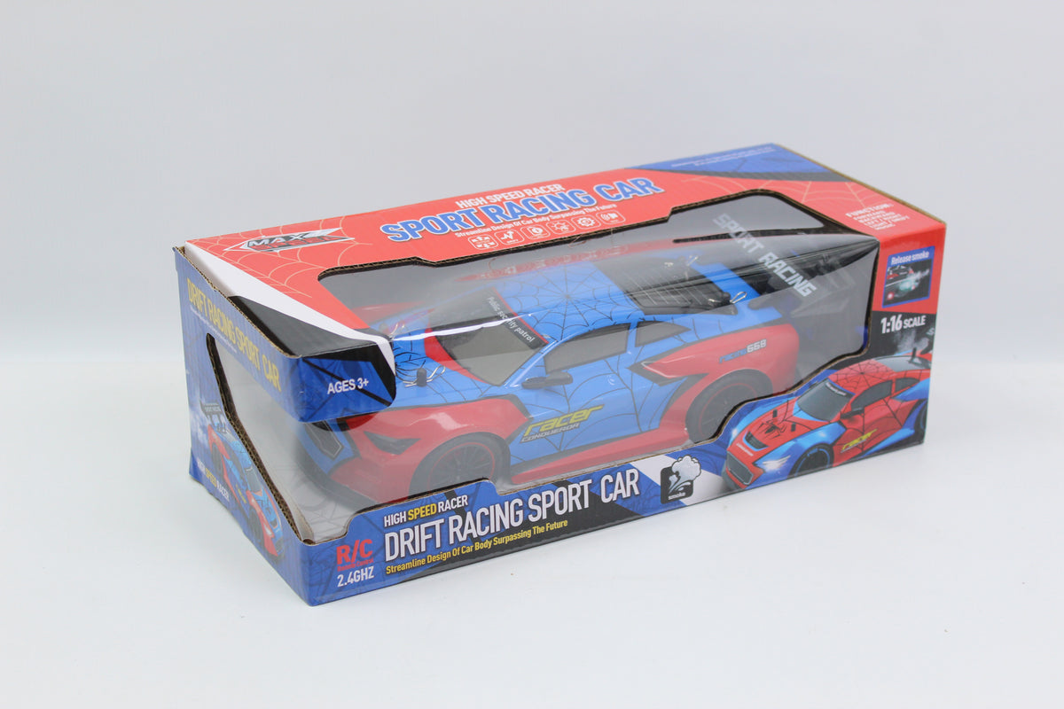 Remote Control Drift Racing Car 1:16 with Smoke Effect - Ages 3+