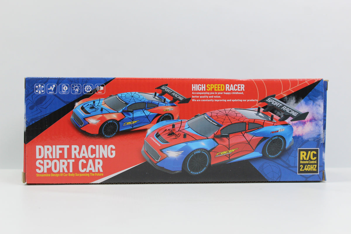 Remote Control Drift Racing Car 1:16 with Smoke Effect - Ages 3+