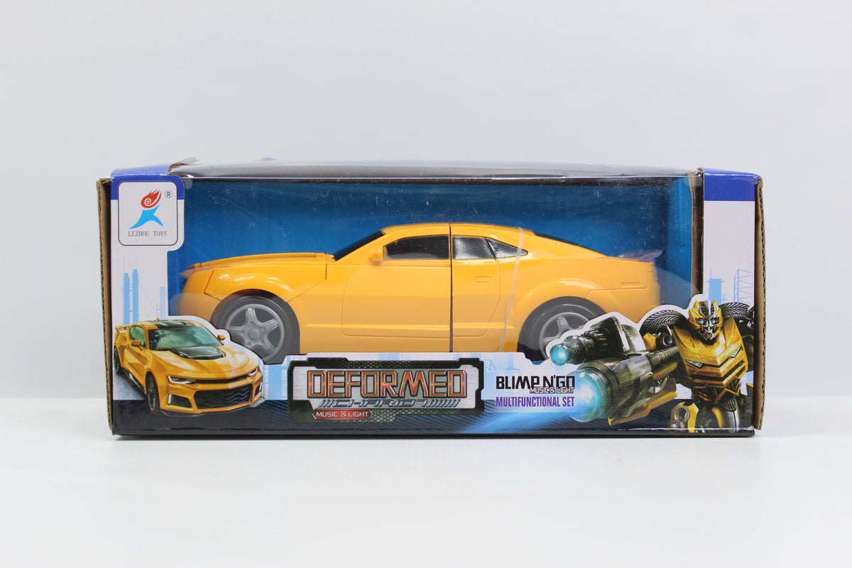 Musical Transforming Robot Car with Light