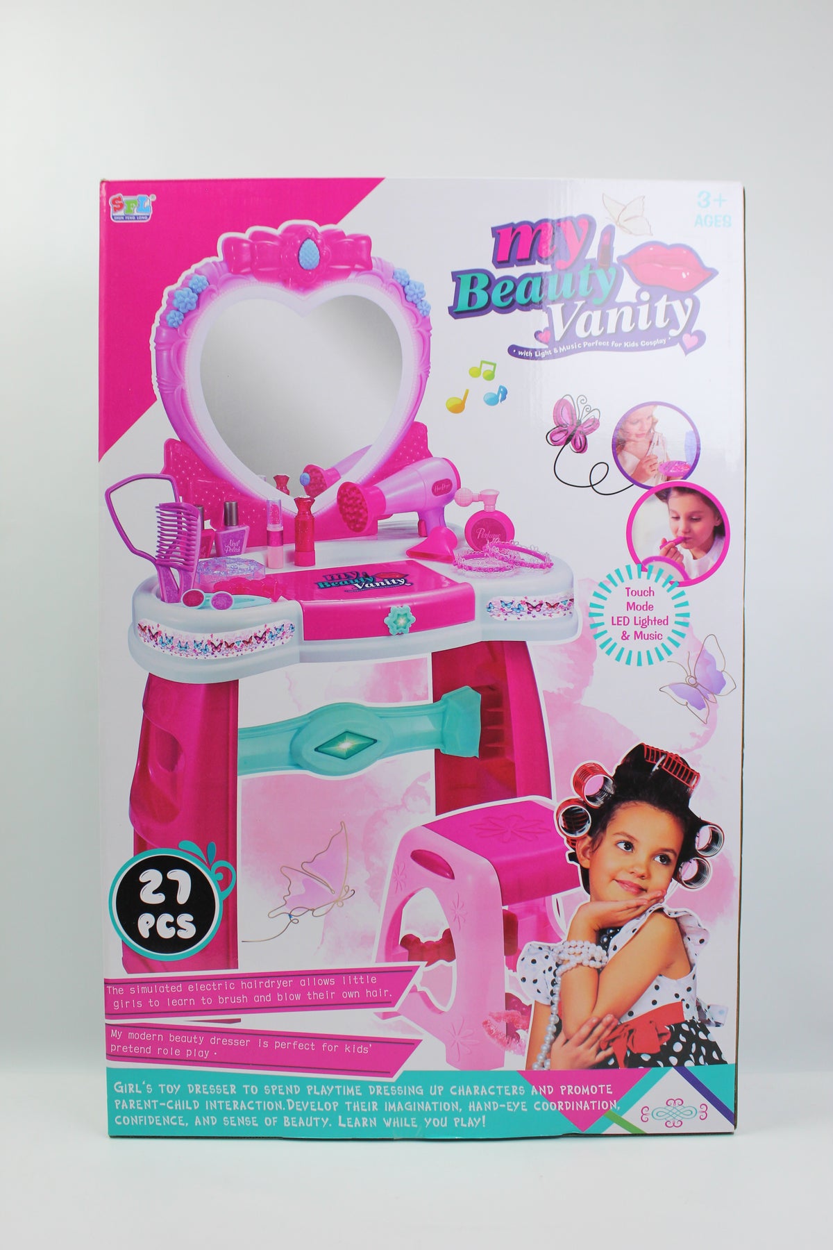 Musical Beauty Vanity Dressing Table Set - Ages 3+