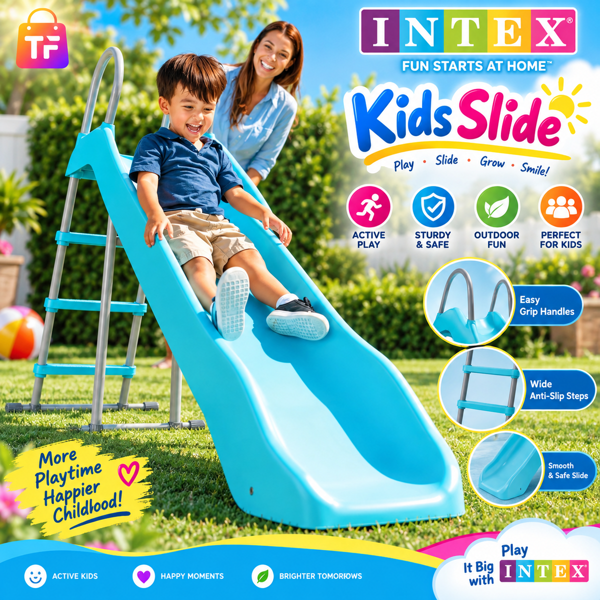 Intex Six-Foot Freestanding Slide