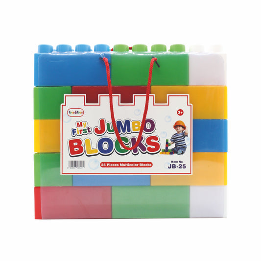 Jumbo Blocks 25 Piece Building Blocks Set | Toys & Toys