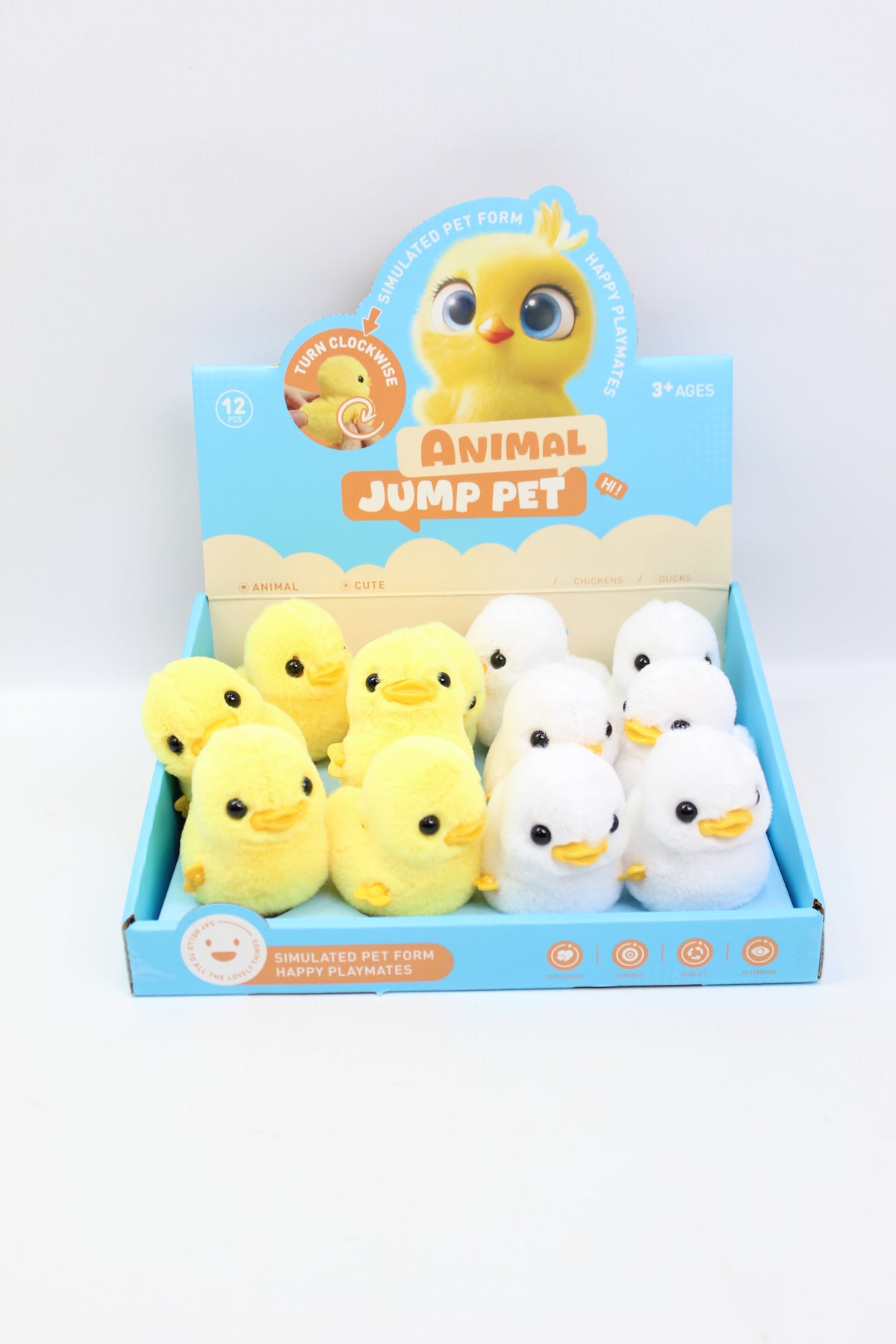 Jumping Chicken Toy - Assorted Designs