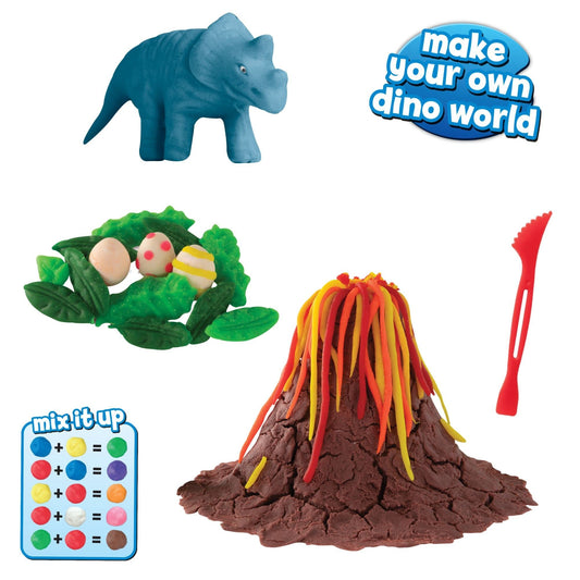 Kid Dough Dinosaur Modeling Dough Set - Ages 3+