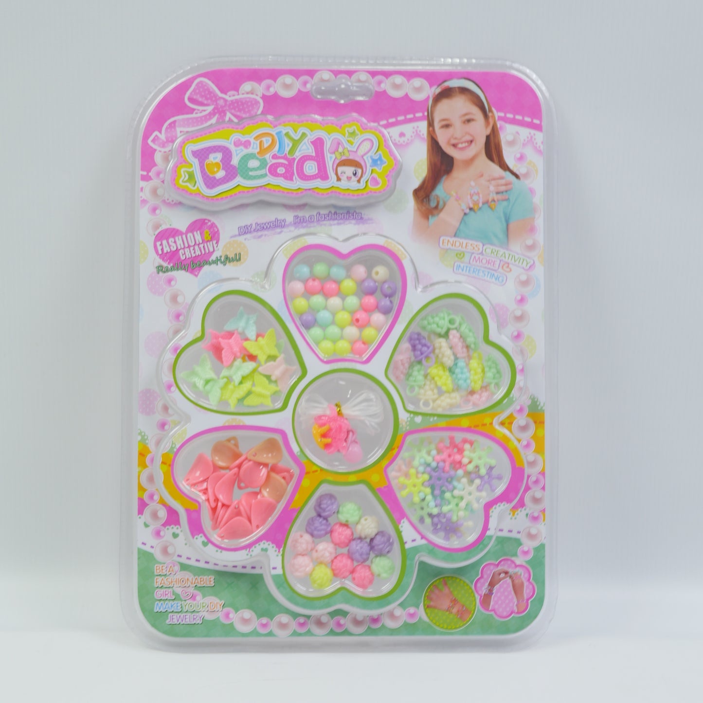 Kids Beauty Bead Activity Set - Assorted Design - for Kids