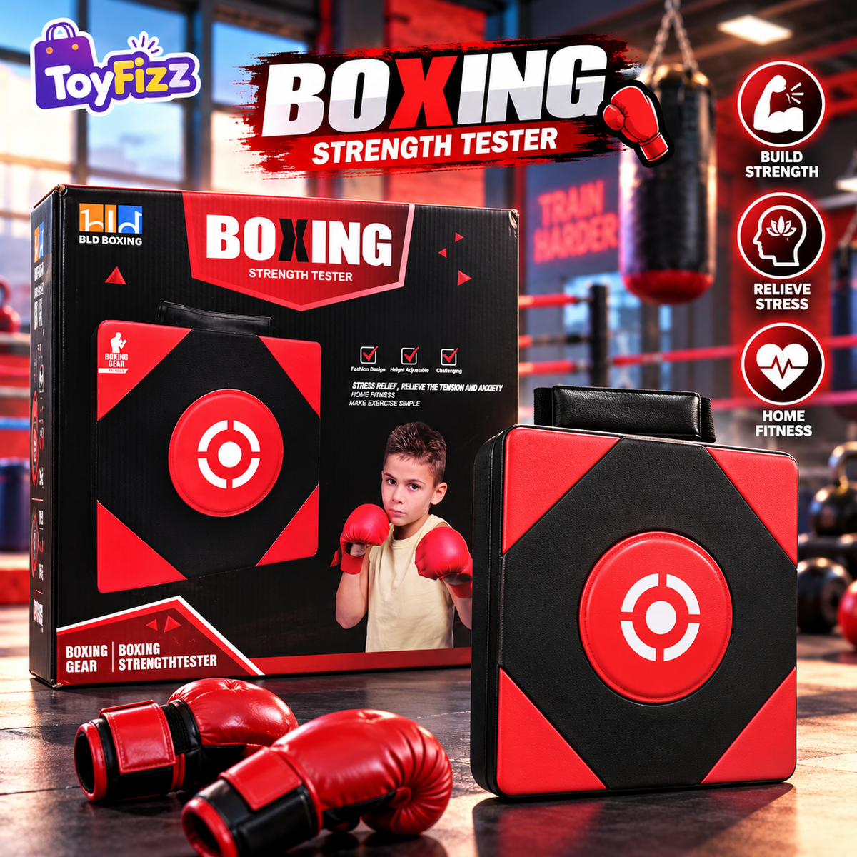Kids Boxing Target and Gloves Play Set