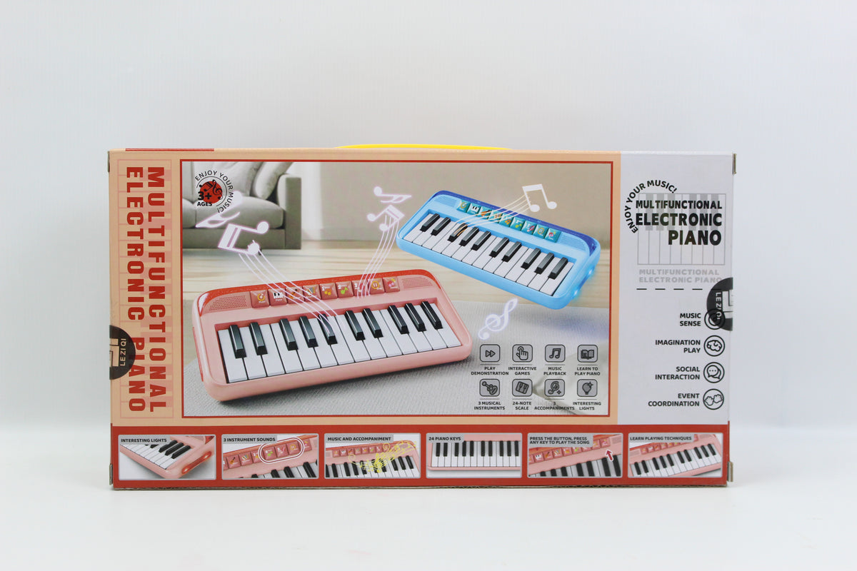 Kids Musical Piano Keyboard - 24 Keys - Ages 3+