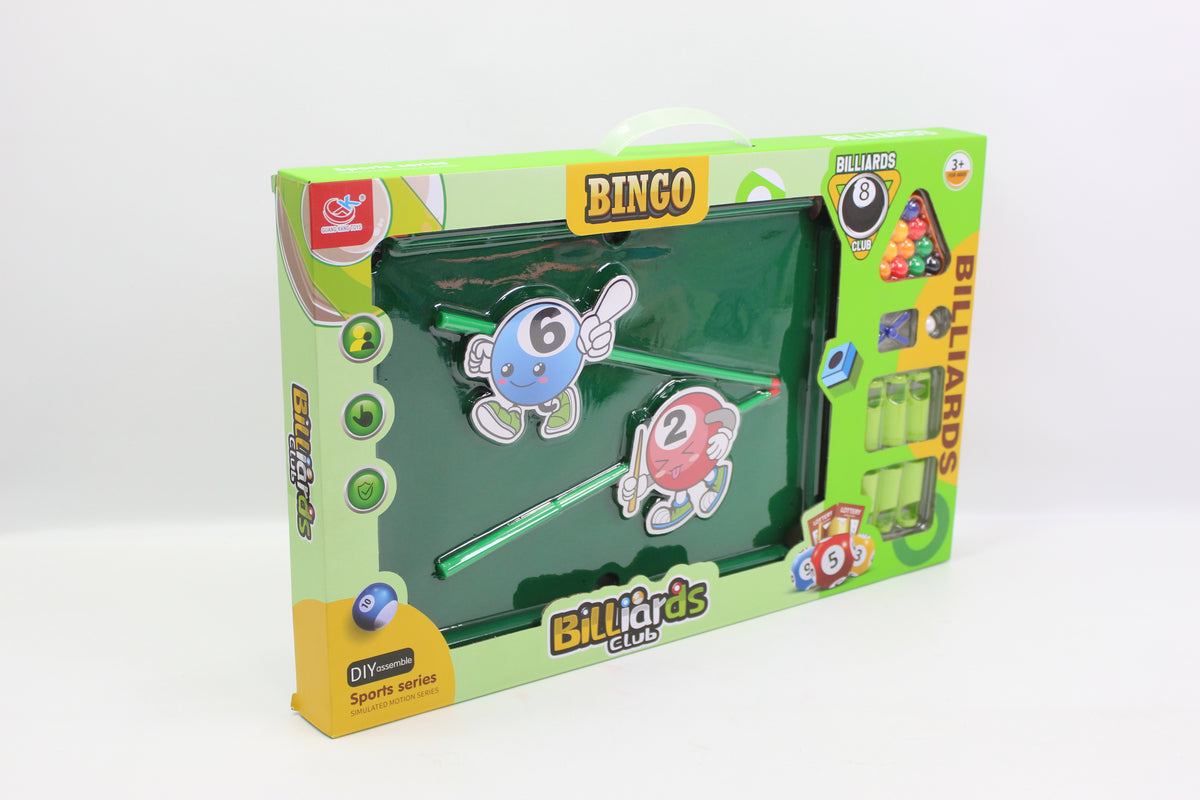 Kids Tabletop Billiards and Snooker Game Set