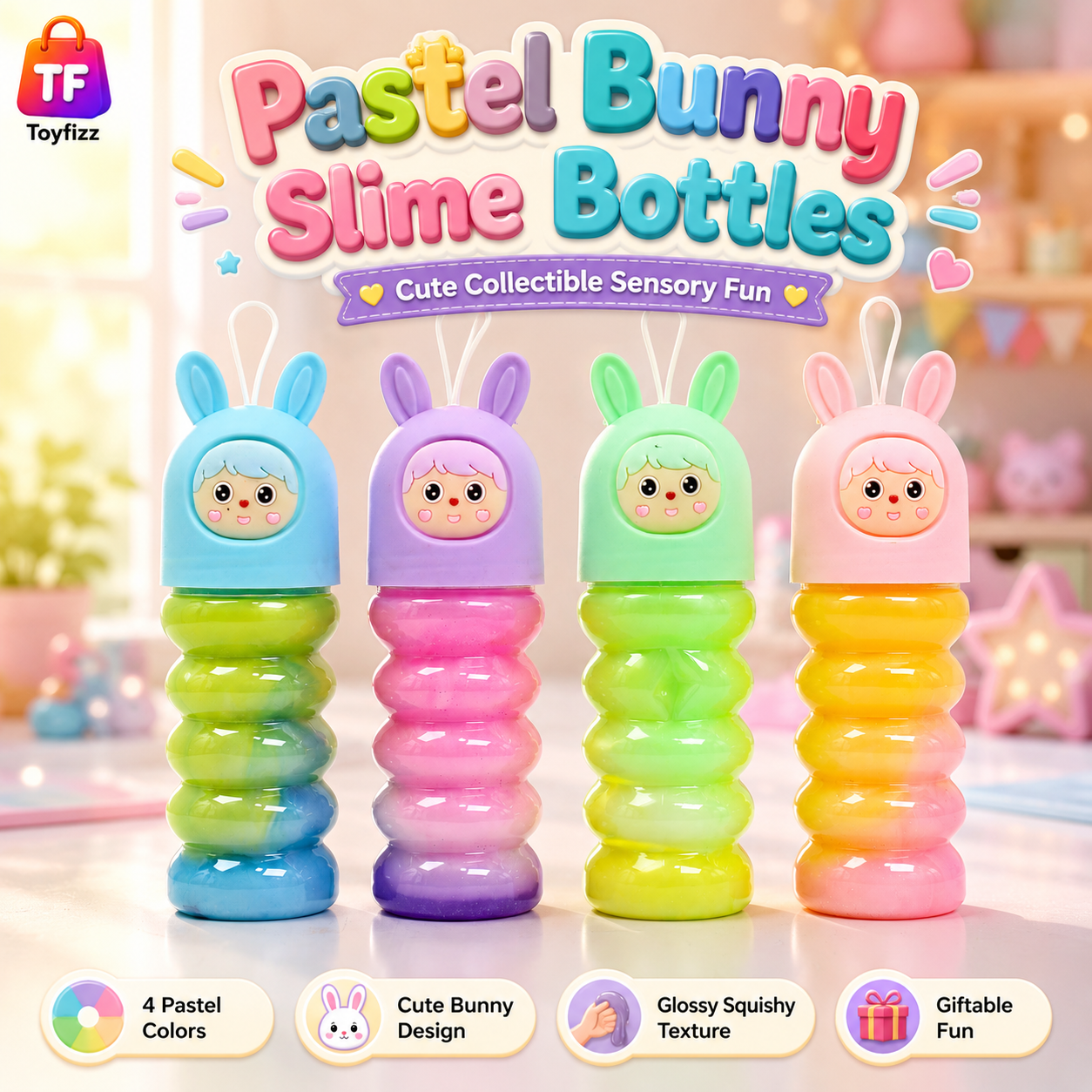 Labubu Character Slime Capsule - Assorted Design