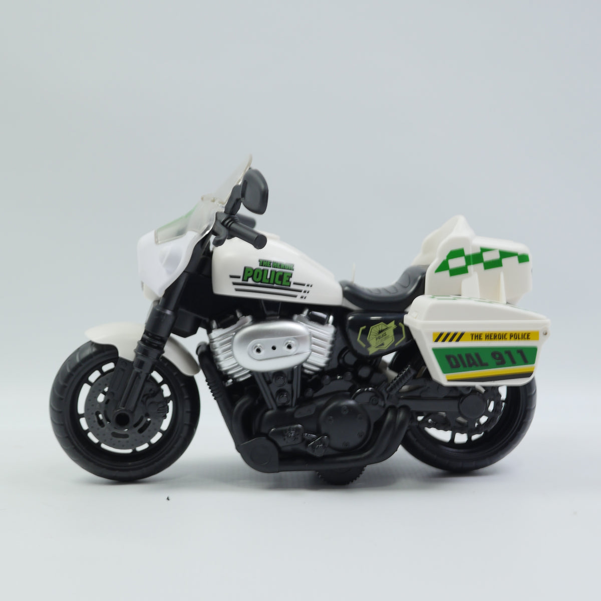 Light & Sound Police Motorbike - Assorted Colors - Ages 3+