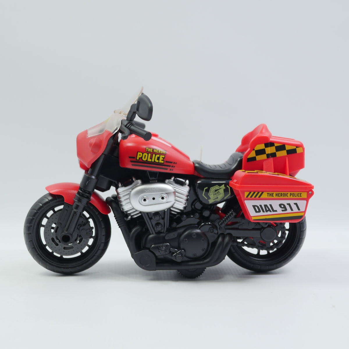Light & Sound Police Motorbike - Assorted Colors - Ages 3+