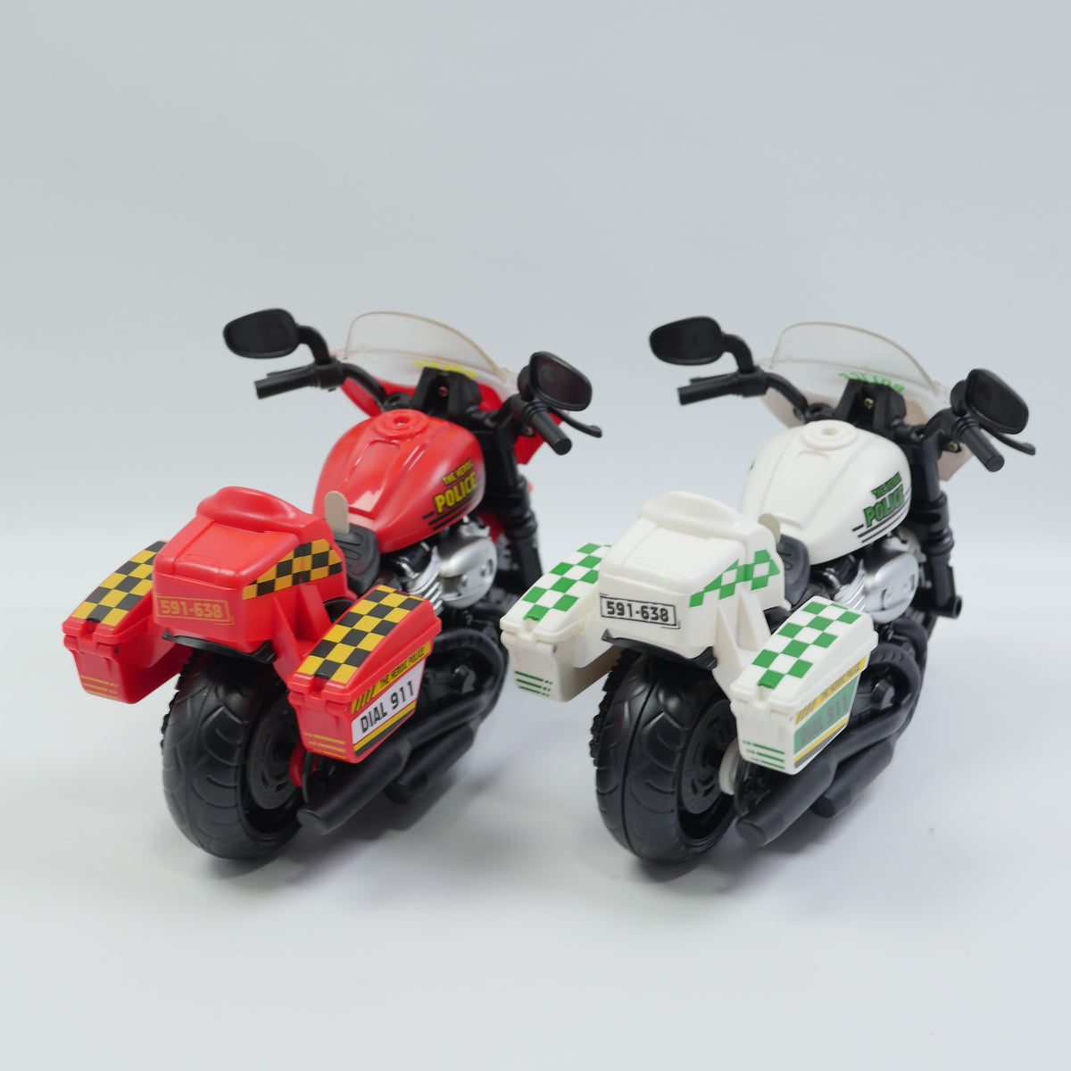 Light & Sound Police Motorbike - Assorted Colors - Ages 3+