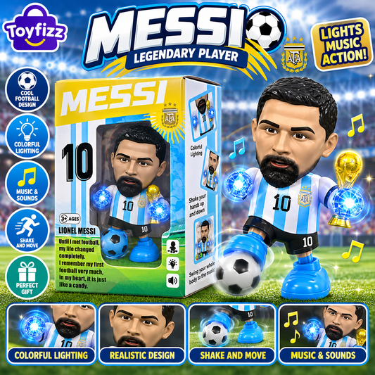 Lionel Messi Musical Football Player Figure