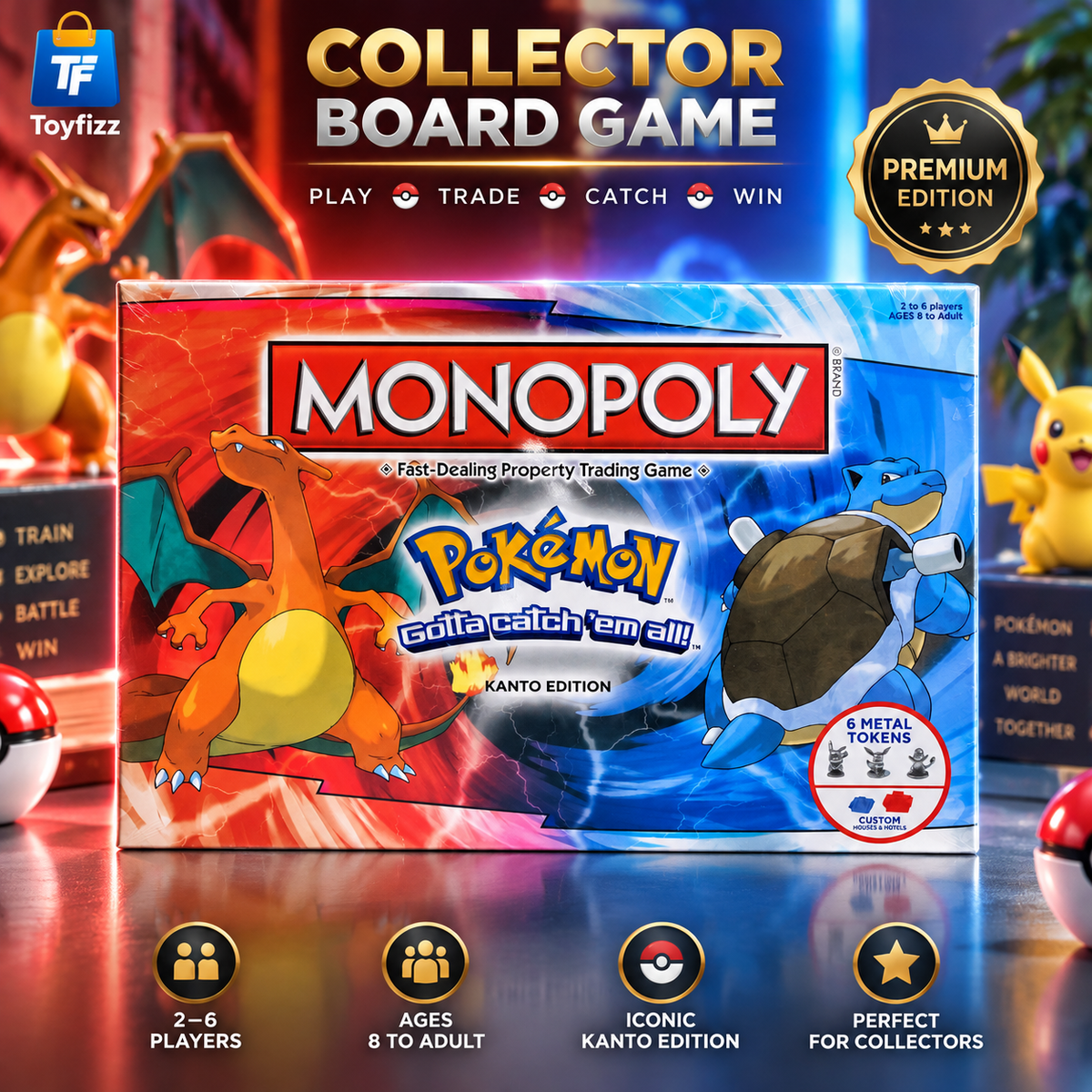 POKEMON MONOPOLY GAME