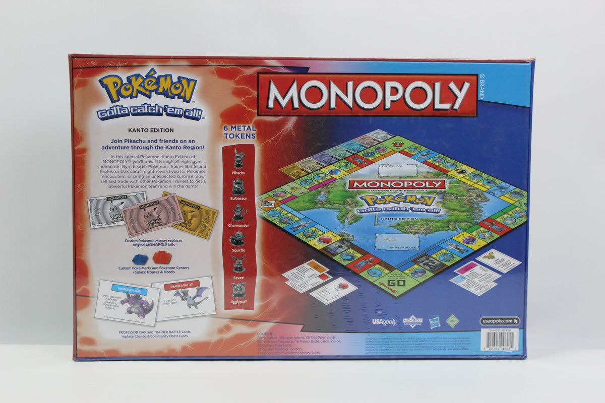 POKEMON MONOPOLY GAME