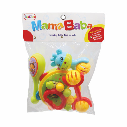 MamaBaba 5 Piece Baby Rattle Set | Toys & Toys