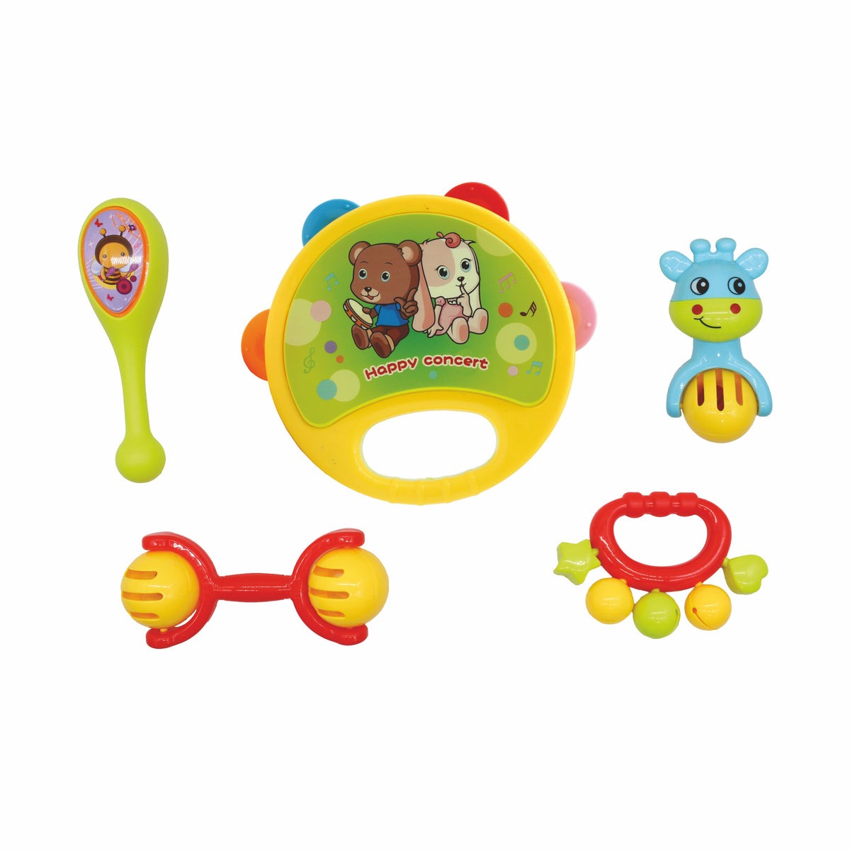 MamaBaba 5 Piece Baby Rattle Set | Toys & Toys