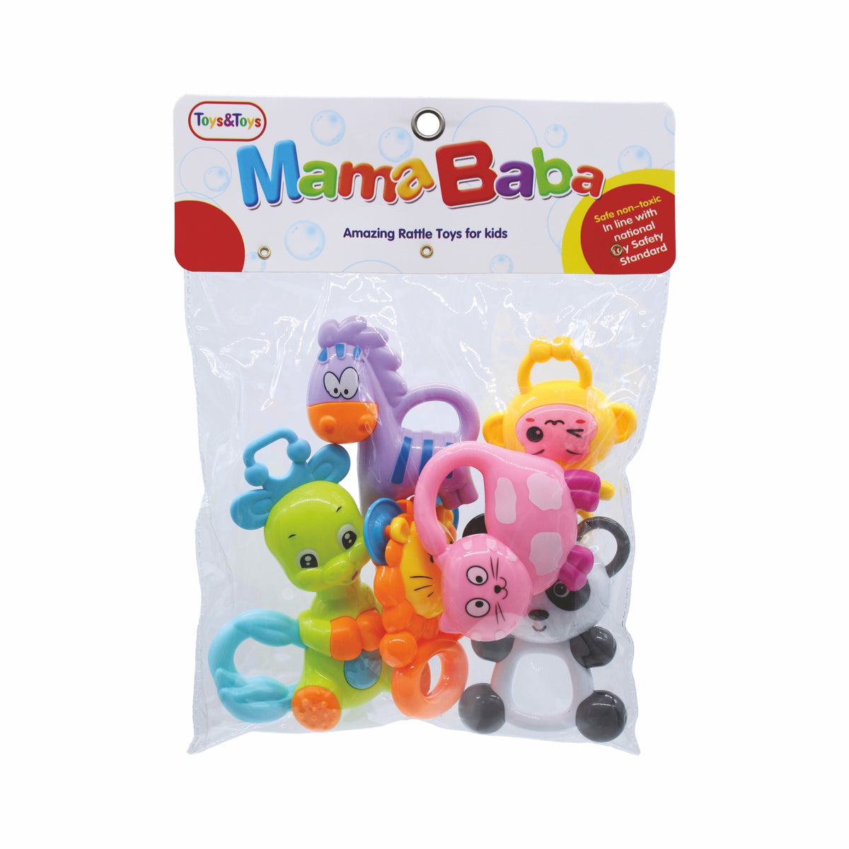 MamaBaba 6 Piece Baby Rattle Set | Toys & Toys