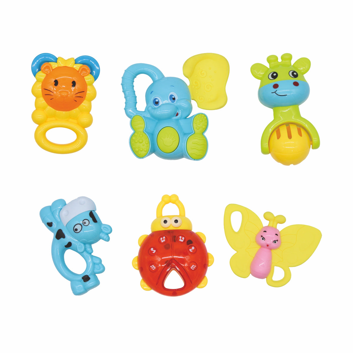 MamaBaba 6 Piece Baby Rattle Set | Toys & Toys
