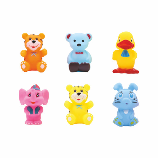 MamaBaba 6 Piece PVC Animal Baby Toy Set | Toys & Toys