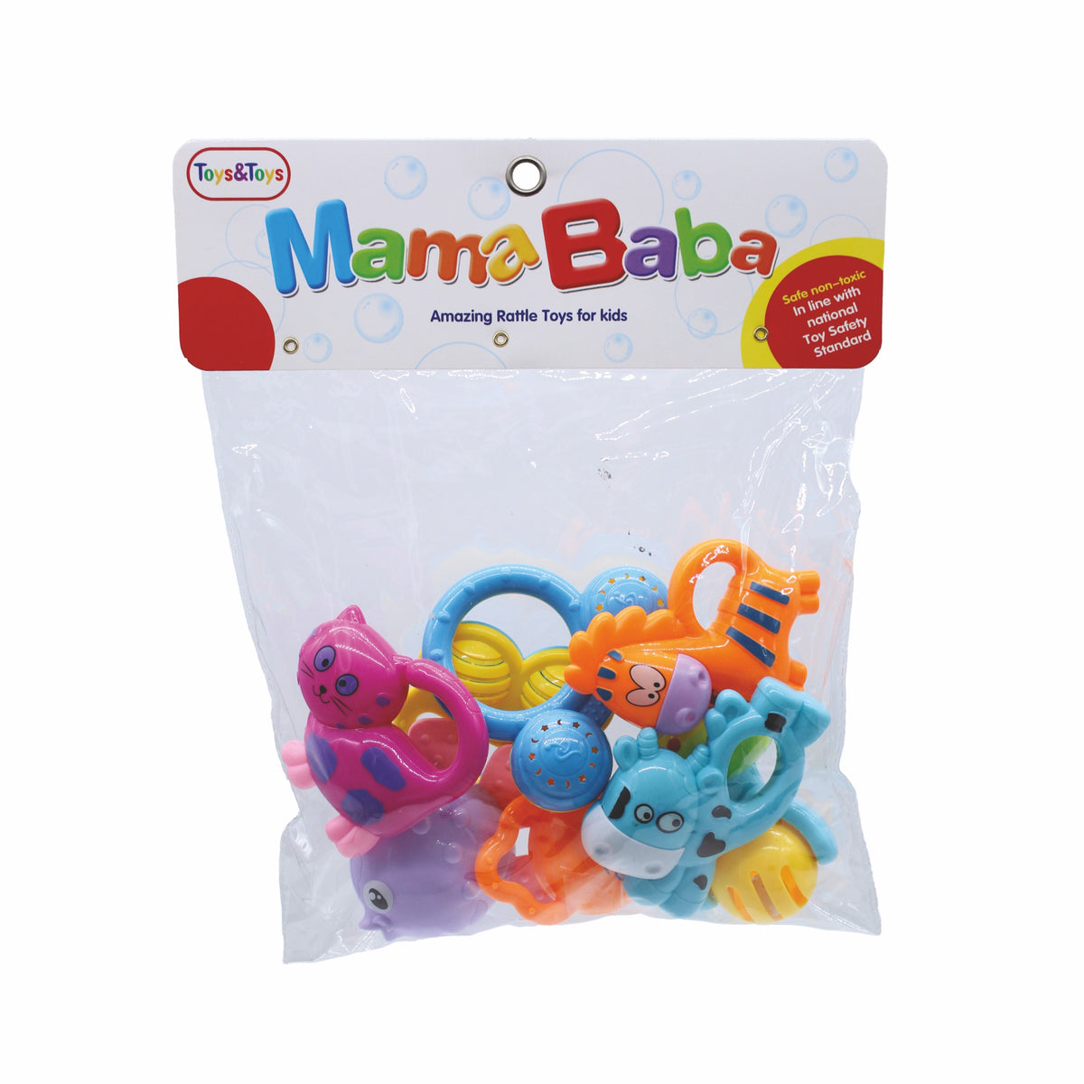 MamaBaba 8 Piece Baby Rattle Set | Toys & Toys