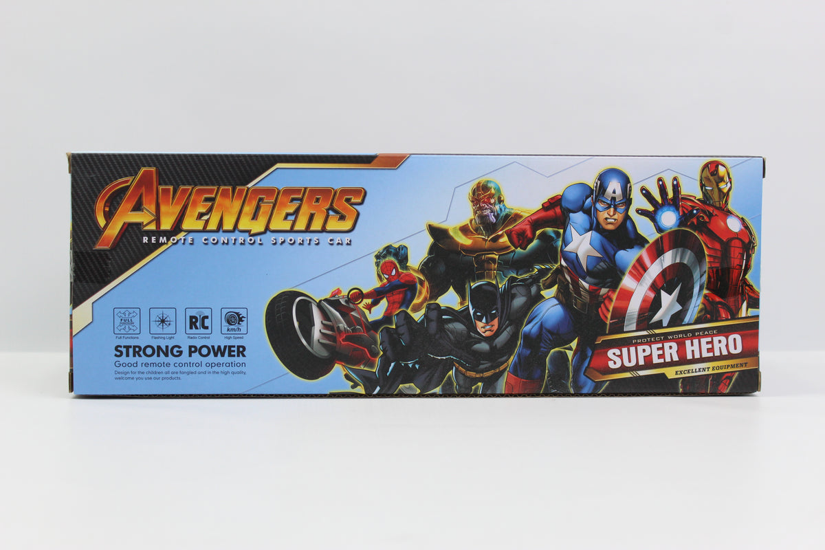 Marvel Avengers Spider-Man Remote Control Sports Car 1:14 with USB Charging - Ages 7+