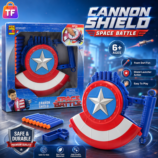 Marvel Captain America Toy Blaster with Shield